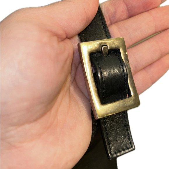 Vintage Gucci Jackie Black Monogram Logo Canvas Leather Luxe Shoulder Bag Purse - Picture 13 of 16